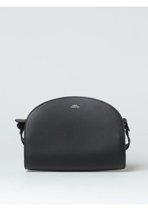A. P.C. Demi-Lune bag in leather with logo