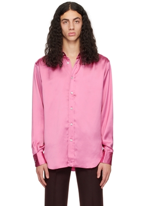 TOM FORD Pink Fluid Fit Shirt