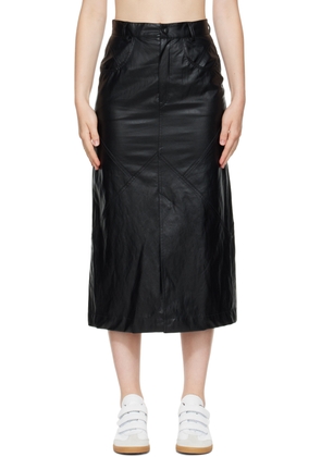 Isabel Marant Etoile Black Cecilia Midi Skirt