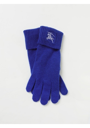 Gloves BURBERRY Men color Blue