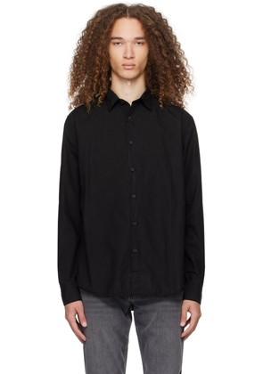 Sunspel Black Lightweight Shirt