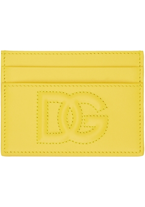 Dolce & Gabbana Gold Logo Card Holder