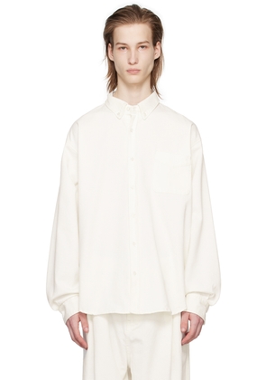 The Frankie Shop White Sinclair Denim Shirt