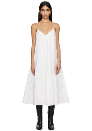 ANINE BING White Avarie Midi Dress