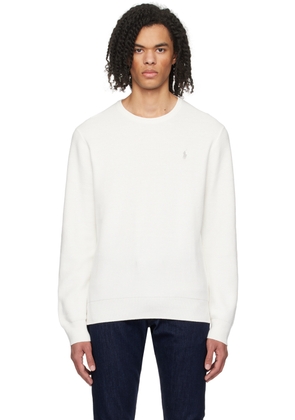 Polo Ralph Lauren Off-White Textured Sweater
