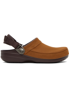 Crocs Brown & Tan Museum of Peace & Quiet Edition Classic Clogs