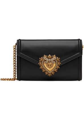 Dolce & Gabbana Black Mini Devotion Bag