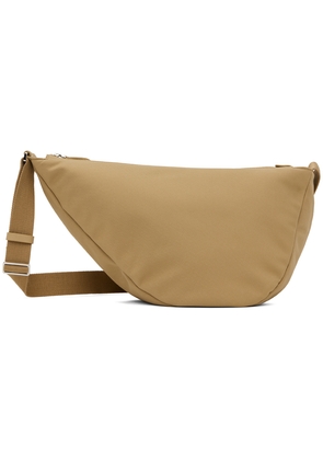 The Row Beige Small Slouchy Banana Pouch