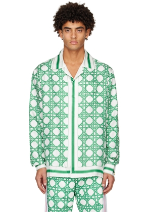 Casablanca Green 'Le Monogramme' Shirt