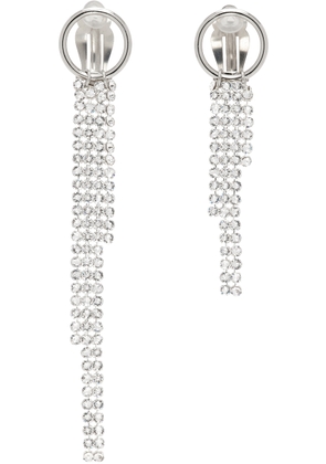Justine Clenquet Silver Shannon Clip-On Earrings