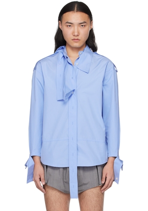 Meryll Rogge Blue Deconstructed Shirt
