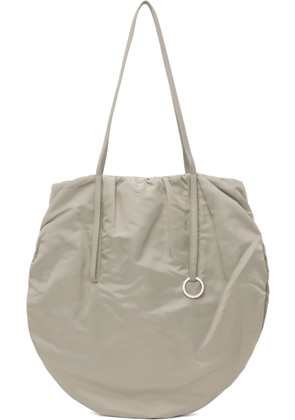 LOW CLASSIC Gray Shirring String Bag