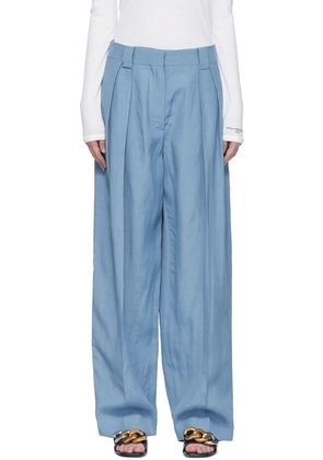 Stella McCartney Blue Viscose Trousers