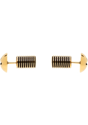 Balenciaga Gold Garage Screw Earrings