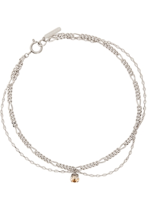 Justine Clenquet Silver Suzanne Necklace
