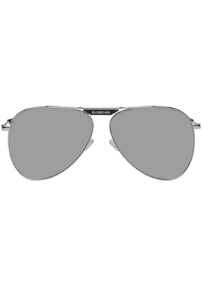 Balenciaga Silver Aviator Sunglasses