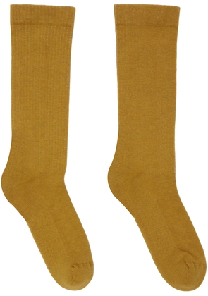 Rick Owens DRKSHDW Yellow 'Lido' Socks