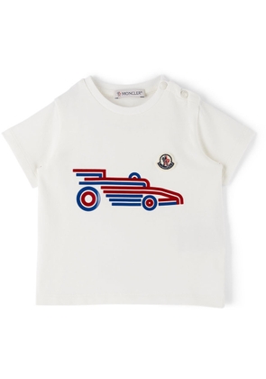 Moncler Enfant Baby Off-White Car Graphic T-Shirt