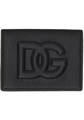 Dolce & Gabbana Black 'DG' Logo Wallet