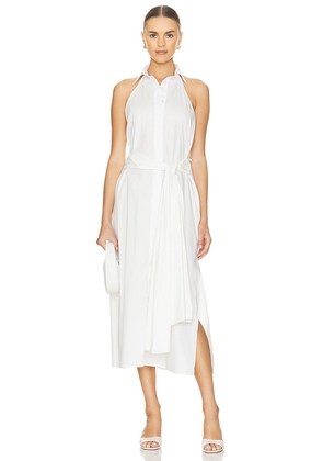 MISA Los Angeles Jessika Dress in White. Size M, S, XL, XS, XXS.