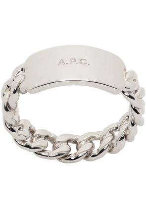 A.P.C. Silver Darwin Ring
