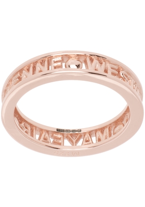 Vivienne Westwood Rose Gold Westminster Ring