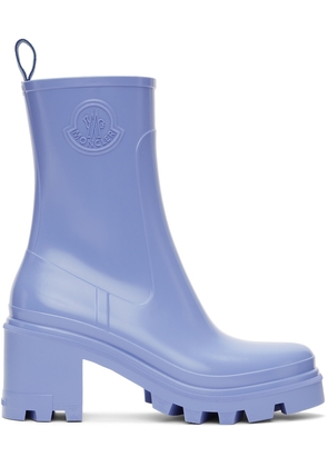 Moncler Blue Loftgrip Ankle Boots
