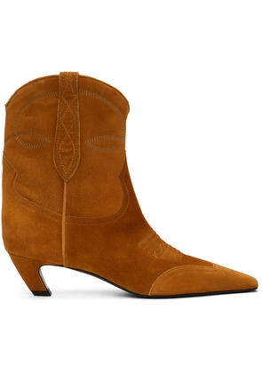 KHAITE Tan 'The Dallas' Boots