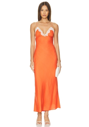 NIA Jasmine Dress in Orange. Size M, S, XL, XS.