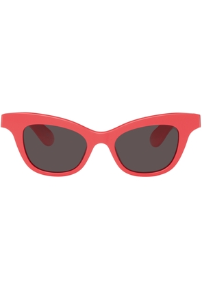 Alexander McQueen Pink McQueen Angled Sunglasses