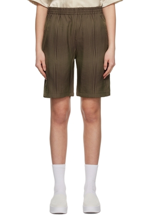 NEEDLES Brown Striped Shorts