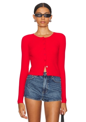 Lovers and Friends Diletta Cardigan in Red. Size M, S, XS.