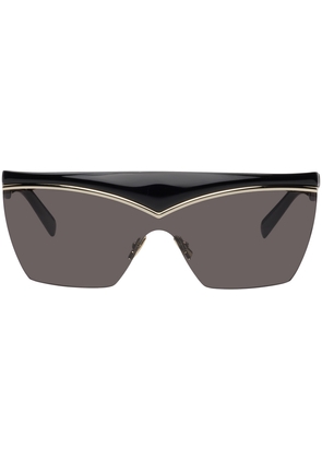 Saint Laurent Black SL 614 Mask Sunglasses