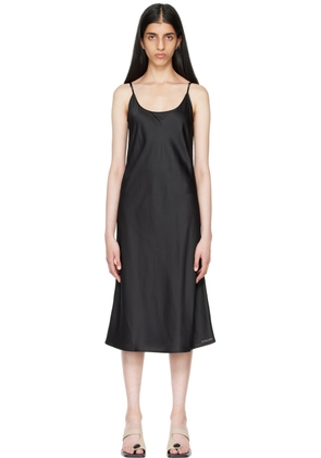 Stine Goya Black Holly Midi Dress