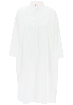 Marni Long-Sleeved Midi Shirt Dress