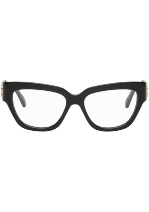 Balenciaga Black Rectangular Glasses