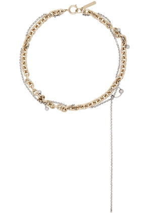 Justine Clenquet Gold & Silver Helena Necklace