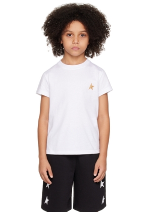 Golden Goose Kids White Star T-Shirt