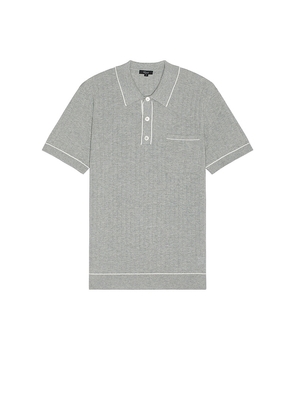 Rails Hardy Polo Shirt in Grey. Size S.