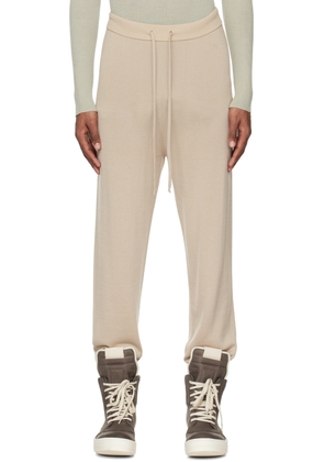 Rick Owens Off-White Tapered Lounge Pants