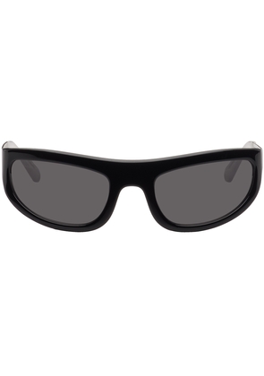 A BETTER FEELING Black & Silver Corten Sunglasses