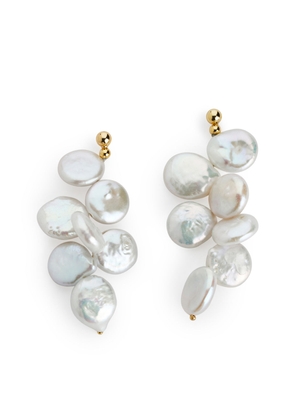 Freshwater Pearl Earrings - White