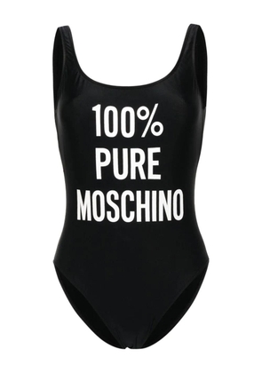 Moschino Logo Printed One-Piece Swimming Suit