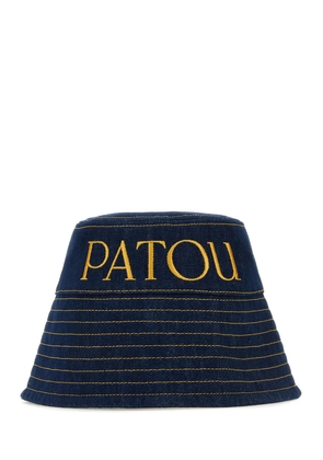 Patou Dark Blue Denim Hat