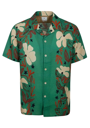 Paul Smith Sea Floral Short-Sleeve Shirt