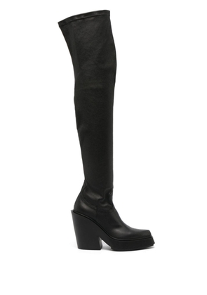 Vic Matie pointed-toe 115mm leather boots - Black