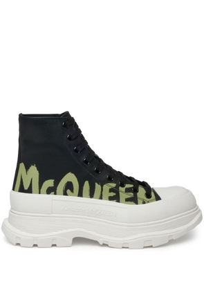 Alexander McQueen Tread Slick lace-up boots - Black