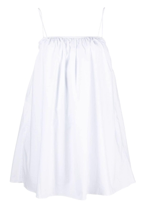 Matteau Voluminous flared minidress - White