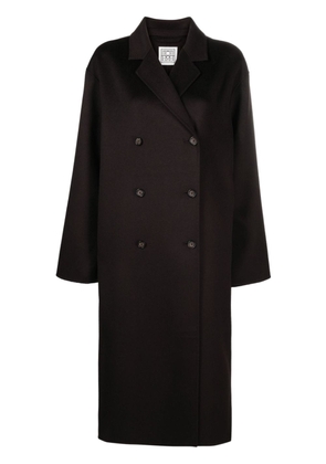 TOTEME Signature double-breasted wool coat - Brown