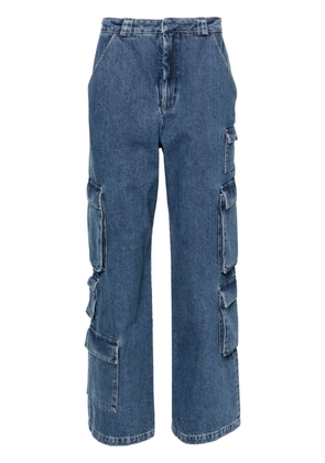 Axel Arigato Roam wide-leg cargo jeans - Blue